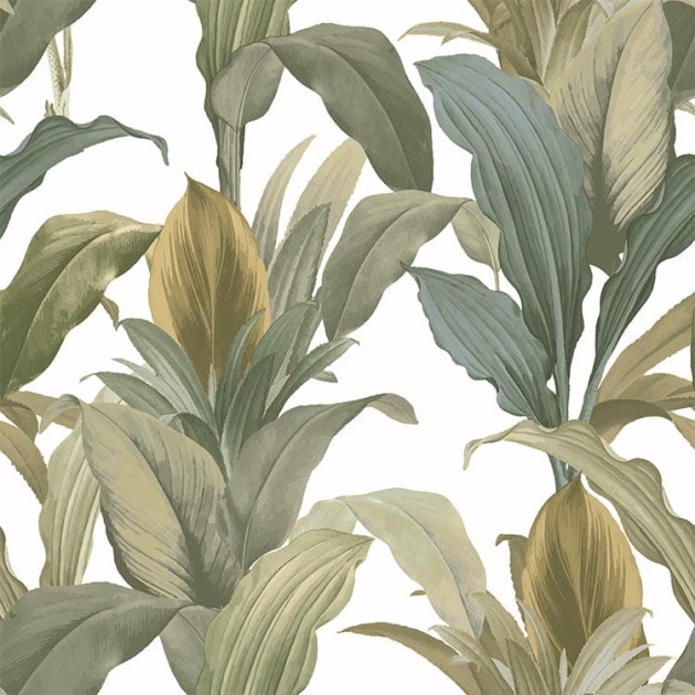 Cristiana Masi 15513 Botany House Garden - tapeta w liście
