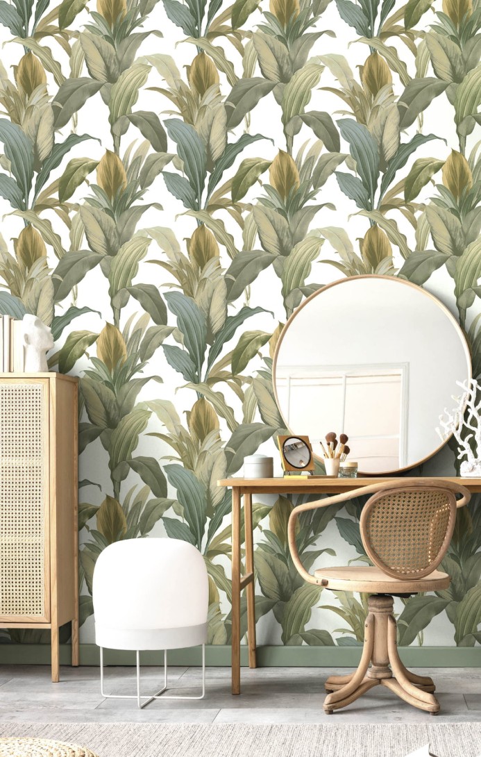 Cristiana Masi 15514 Botany House Garden - tapeta w liście