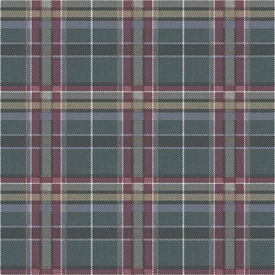 Cristiana Masi 15577 Botany House Tartan - tapeta w szkocką kratkę