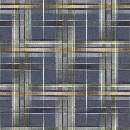 Cristiana Masi 15579 Botany House Tartan - tapeta w szkocką kratkę