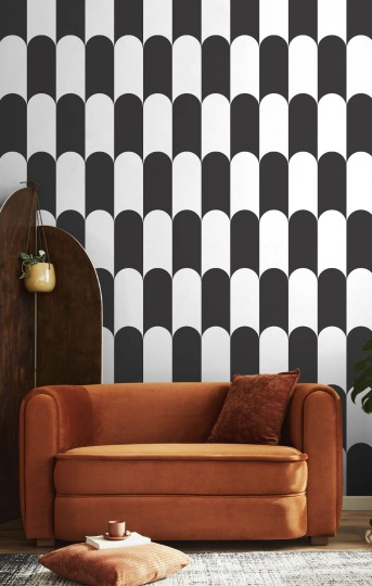 Cristiana Masi 15559 Botany House Yin Yang - tapeta w łuki