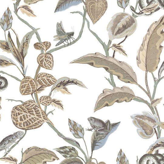Cristiana Masi 15506 Botany House Botanica - tapeta w roślinny motyw i zwierzęta