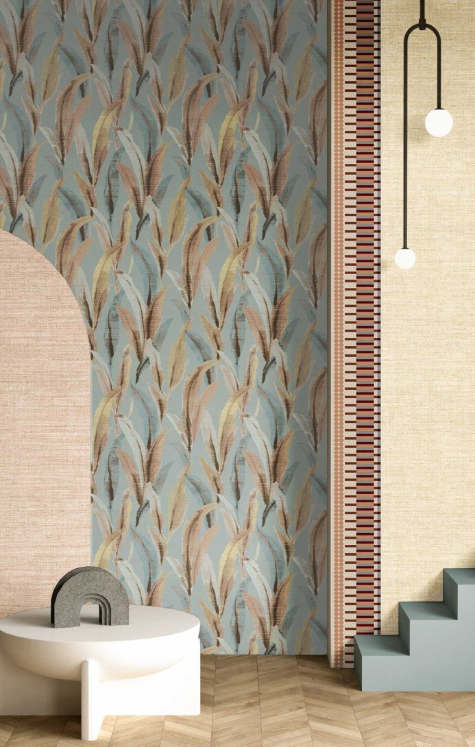 Cristiana Masi 39005 Archè Naturae - tapeta w liście w stylu art deco