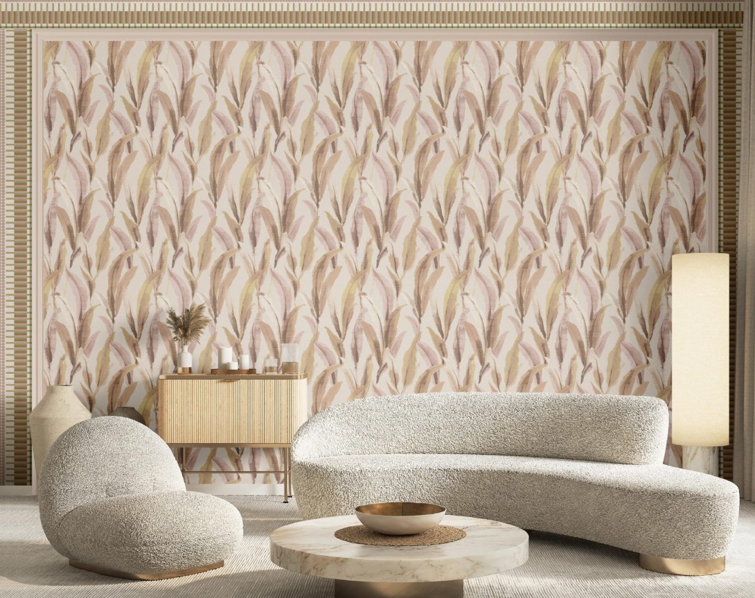 Cristiana Masi 39008 Archè Naturae - tapeta w liście w stylu art deco