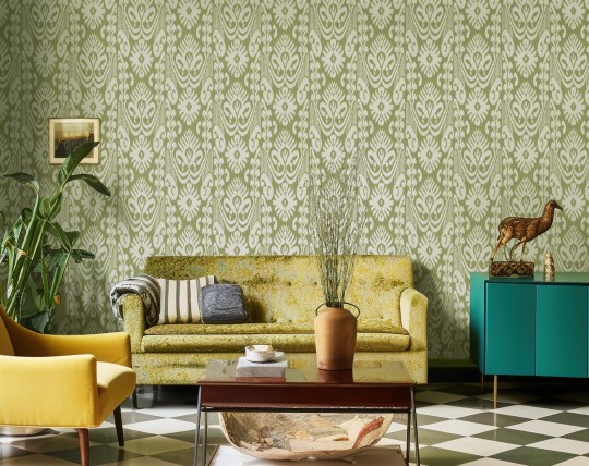 Cristiana Masi 39028 Archè Ornamentum - tapeta w roślinne ornamenty