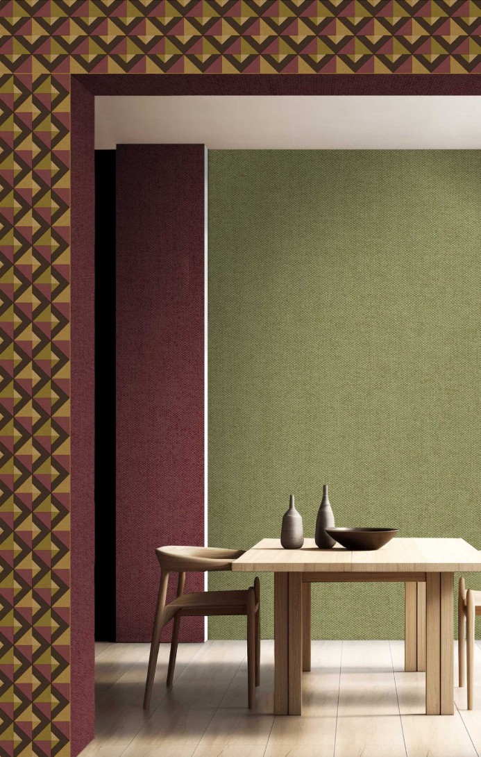 Cristiana Masi B39098 Archè Bordo Motus - border w geometryczny wzór