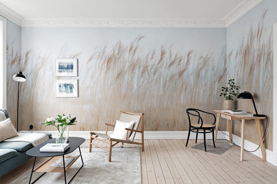 Rebel Walls R13602 Rebel Favorites Swaying Reed - mural w zboże