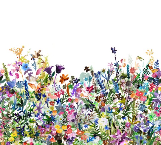 Rebel Walls R14531 Rebel Favorites May Meadow - mural w polne kwiaty