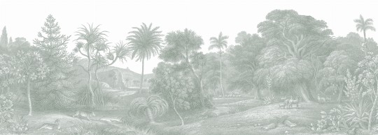 Rebel Walls R14613 Rebel Favorites Jungle Land Verdant - mural w egzotyczny las