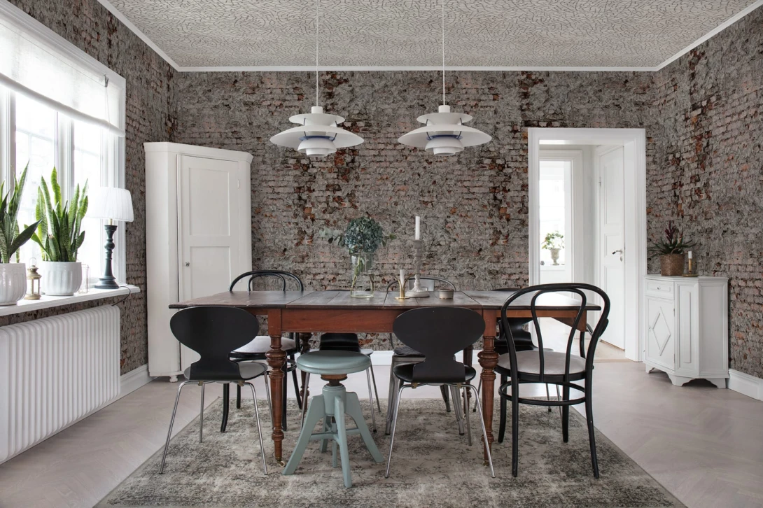 Rebel Walls R17871 Rebel Favorites Barcelona Rust - mural imitujący ceglaną ścianę