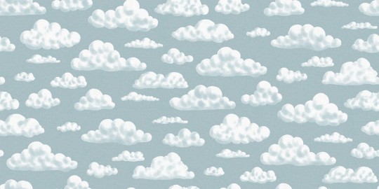 Boras Tapeter 9618W Kids Collection In The Clouds Blue - mural chmury
