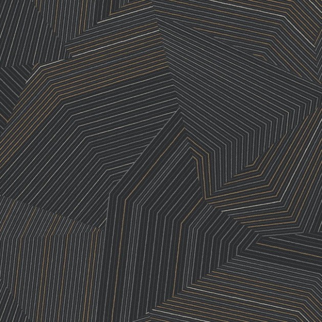 York OI0614 New Origins Dotted Maze Desert Black - tapeta w geometryczny wzór