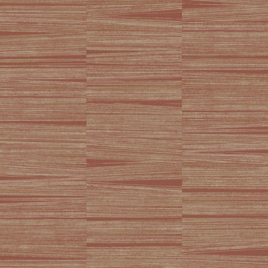 York OI0662 New Origins Natural Line Stripe Brick - tapeta strukturalna w metaliczne linie