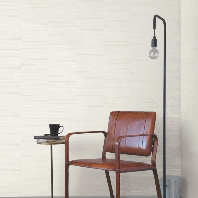 York OI0666 New Origins Natural Line Stripe Putty - tapeta strukturalna w metaliczne linie