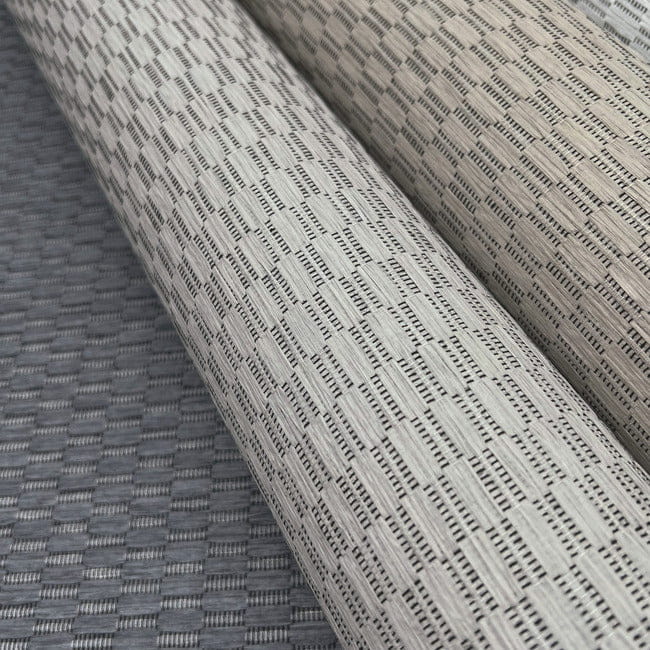 York OI0724 New Origins Checkerboard Indigo - tapeta strukturalna w tkane prostokąty