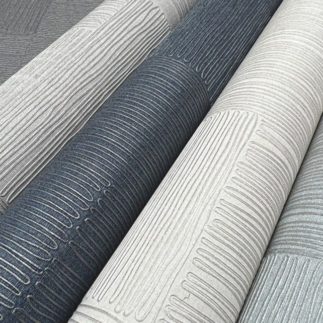 York OI0701 New Origins Contour Ivory - tapeta strukturalna w metaliczne linie