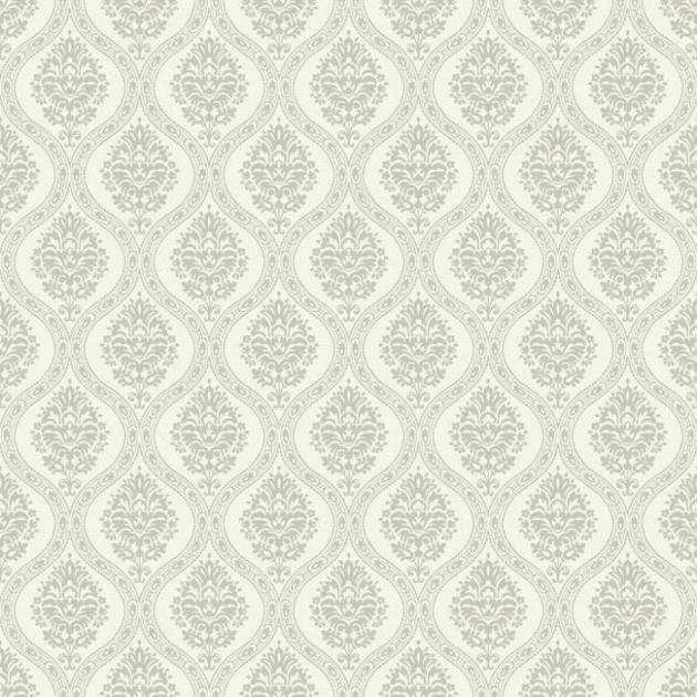 York DM5027 Damask Resource Library Petite Ogee Light Taupe - tapeta w stylizowane rośliny