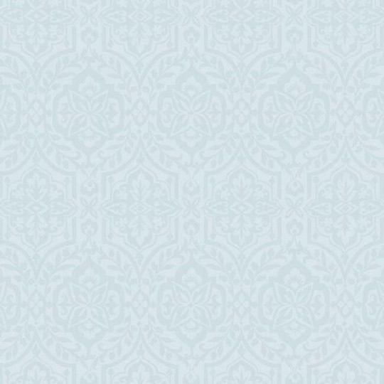 York DM5033 Damask Resource Library Cathedral Damask Water Blue - tapeta w roślinny wzór imitujący witraże