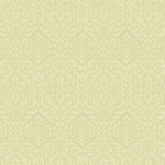 York DM5035 Damask Resource Library Cathedral Damask Gold - tapeta w roślinny wzór imitujący witraże