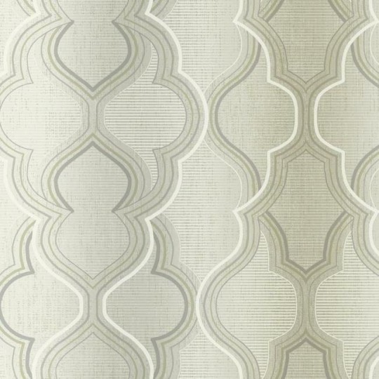 York DM4941 Damask Resource Library Modern Ombre Damask Beige - tapeta w geometryczny wzór ogee