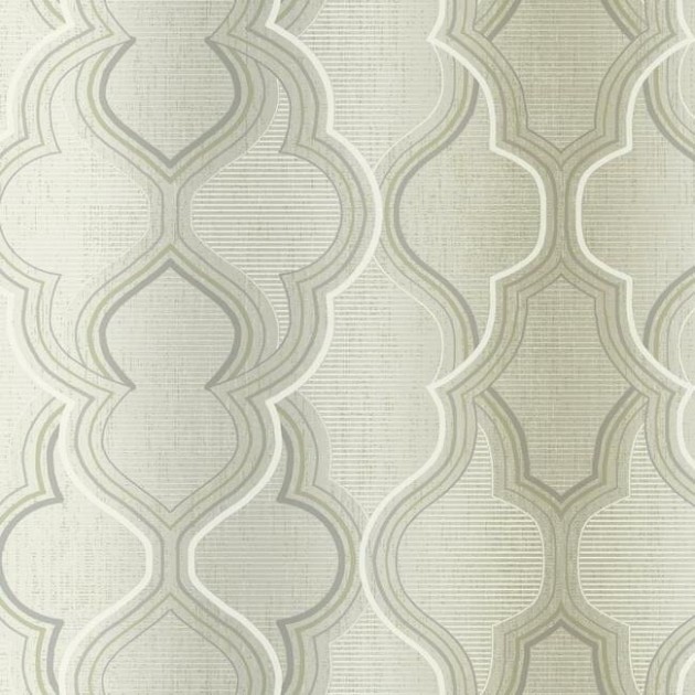 York DM4941 Damask Resource Library Modern Ombre Damask Beige - tapeta w geometryczny wzór ogee