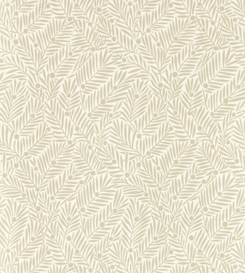 Morris & Co. 217347 Bedford Park Yew & Aril Rice Paper - tapeta w gałęzie cisu