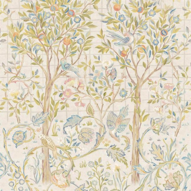 Morris & Co. 216707 Melsetter Melsetter Ivory Sage - mural drzewo owocowe