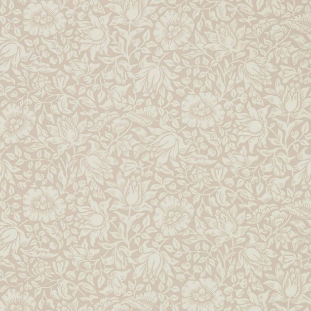 Morris & Co. 216675 Melsetter Mallow Dusky Rose - tapeta w kwiaty hibiskusa