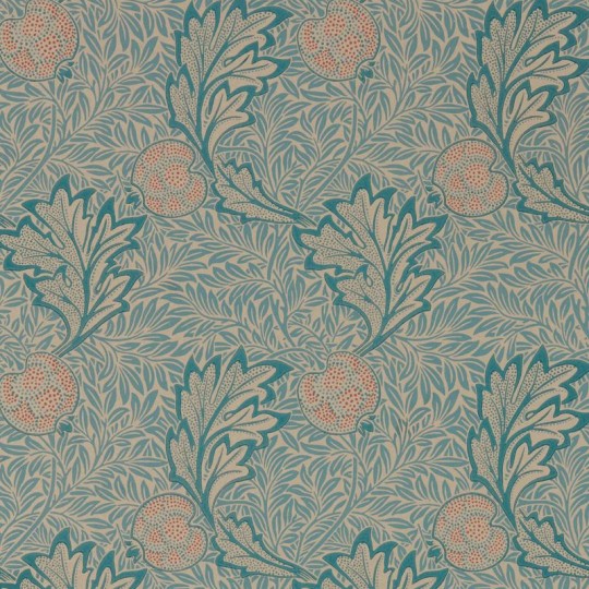 Morris & Co. 216690 Melsetter Apple Indigo Antique - tapeta roślinna