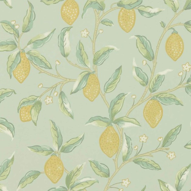 Morris & Co. 216673 Melsetter Lemon Tree Sage - tapeta drzewo cytrynowe