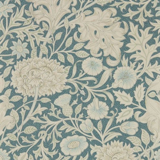 Morris & Co. 216682 Melsetter Double Bough Slate Blue - tapeta w kwiaty