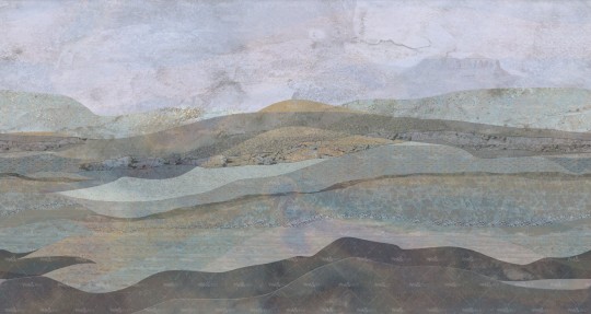 Wall&Deco WET_DT2401 Wet System 2024 Deep Time - mural pustynny krajobraz