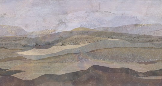 Wall&Deco WET_DT2402 Wet System 2024 Deep Time - mural pustynny krajobraz