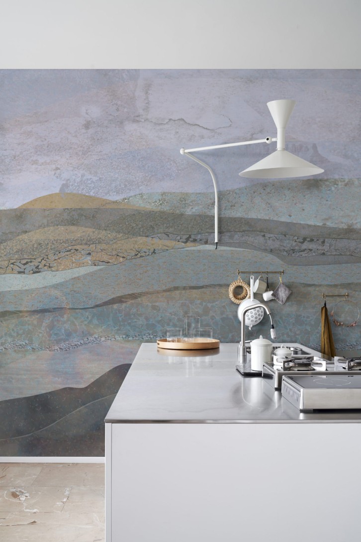 Wall&Deco WET_DT2402 Wet System 2024 Deep Time - mural pustynny krajobraz