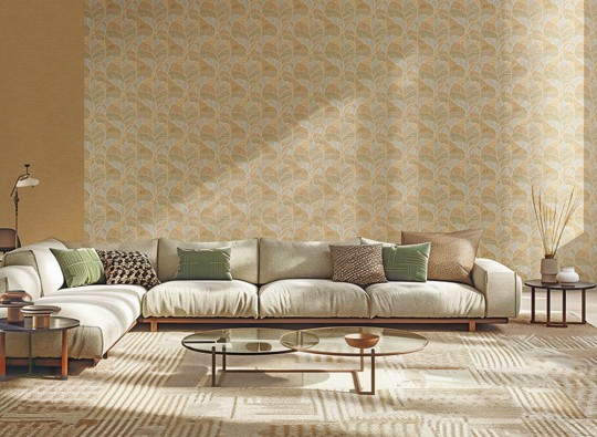 Sirpi 25824 Altagamma Fibers Monstera - tapeta liście monstery z połączenia różnych tekstur