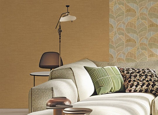 Sirpi 25864 Altagamma Fibers Feliz - tapeta imitująca tkaninę z efektem rafii