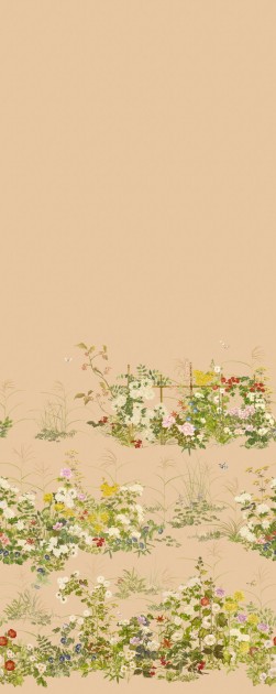 Cole&Son 126/7027 Shinrin Yoku Scenic Flora Gilded - mural japoński ogród