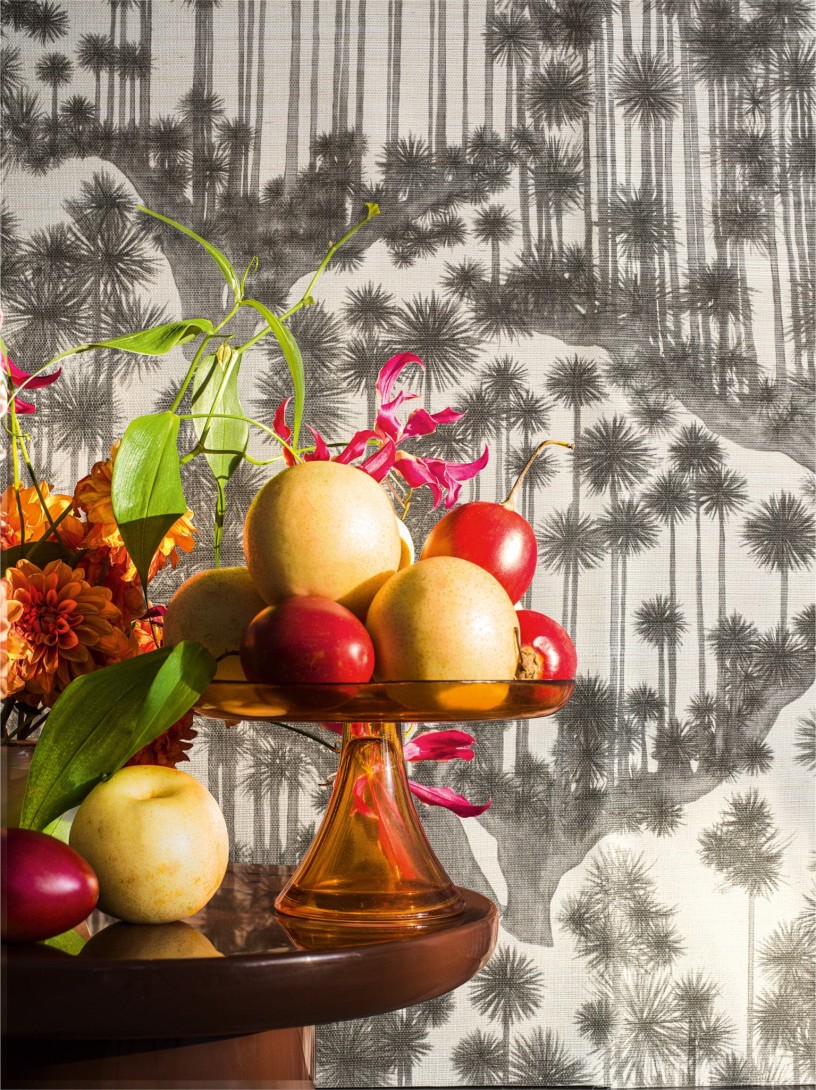 Cole&Son 126/6024 Shinrin Yoku Japanese Woods Grasscloth Mocha - tapeta w japoński las