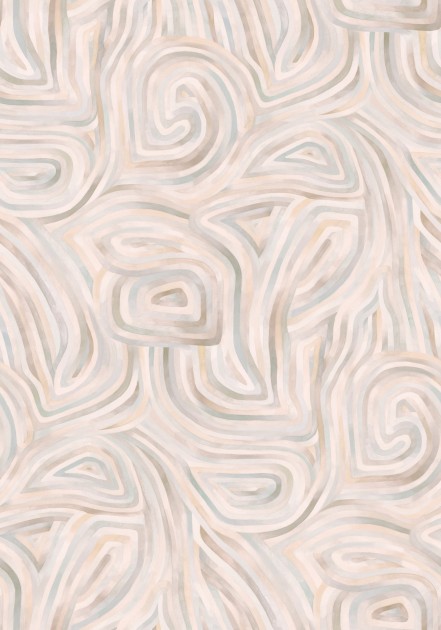 Cole&Son 126/4010 Shinrin Yoku Kawakubo Soft Apricot - tapeta abstrakcyjna