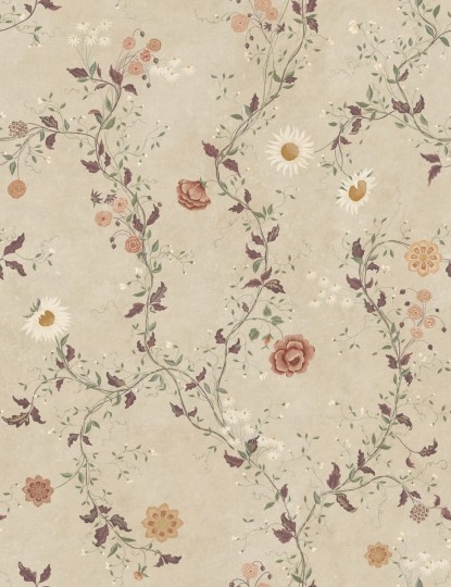 Sandberg S10514 Tradgarden Inger Sandstone - mural roślinny
