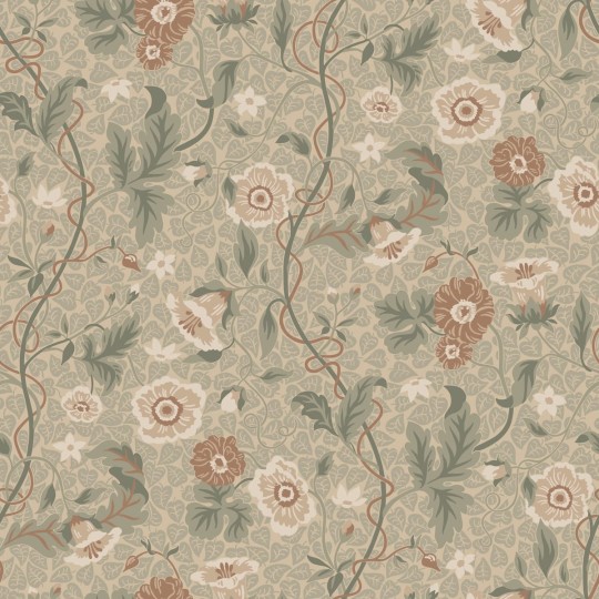 Sandberg S10499 Tradgarden Ulla Garden Green - tapeta roślinna