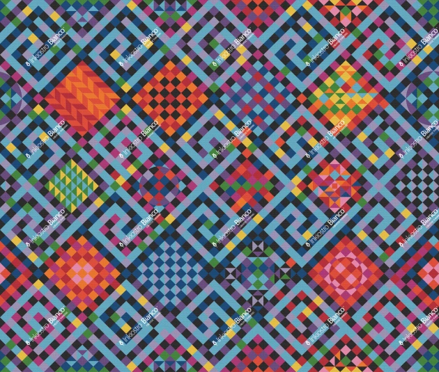 Inkiostro Bianco INKEISO2401 Ken Scott Unconventional Coriopolis - mural geometryczny