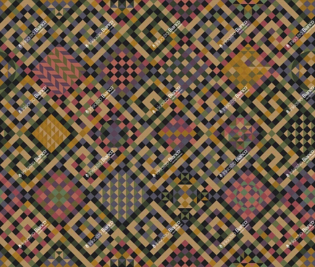 Inkiostro Bianco INKEISO2402 Ken Scott Unconventional Coriopolis - mural geometryczny