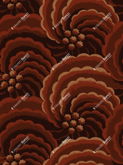 Inkiostro Bianco INKDSER2403 Ken Scott Unconventional Rosa Nera - mural abstrakcyjny