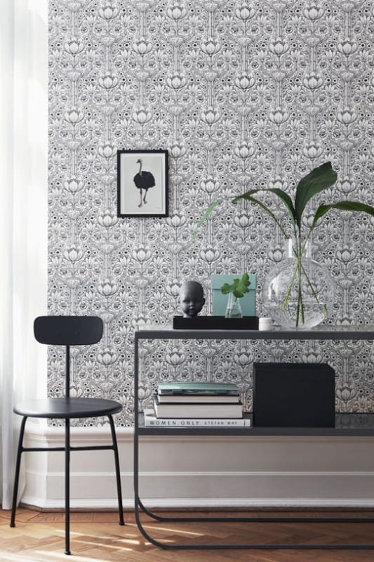 Tapeta Eco Black & White 6087 Rosegarden