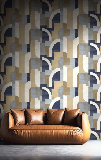 Cristiana Masi 43826 Terra - tapeta w geometryczny wzór