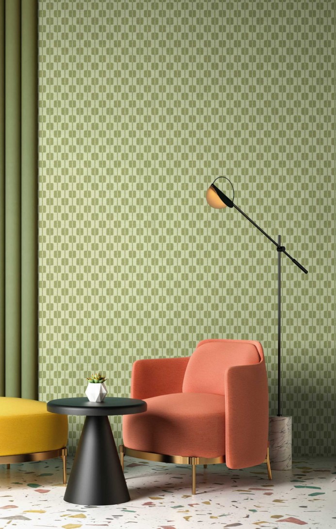 Cristiana Masi 30173 Energie - tapeta w geometryczny motyw na strukturalnym tle