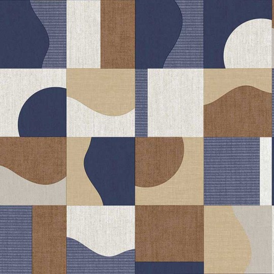 Cristiana Masi 30126 Energie - tapeta w kwadraty na strukturalnym tle