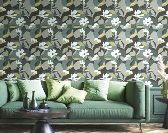 Cristiana Masi 30115 Energie - tapeta w kwiaty w stylu retro