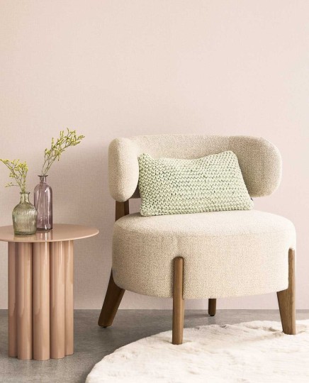 Eijffinger 340620 Linen Look - pastelowa tapeta imitująca len